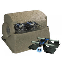 Load image into Gallery viewer, Airmax Aeration 2 x 1/2 HP - LS60 - ETL Cabinet  - 115V - Unit Only Airmax LakeSeries Aeration Systems