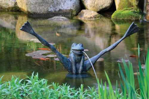 Aquascape Fountains & Pond Decor Aquascape Crazy Legs Frog Spitter w/pump