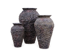 Load image into Gallery viewer, Aquascape Fountains &amp; Pond Decor Small Aquascape Stacked Slate Urn - Small &amp; Medium