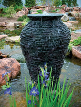 Load image into Gallery viewer, Aquascape Fountains &amp; Pond Decor Small Aquascape Stacked Slate Urn - Small &amp; Medium