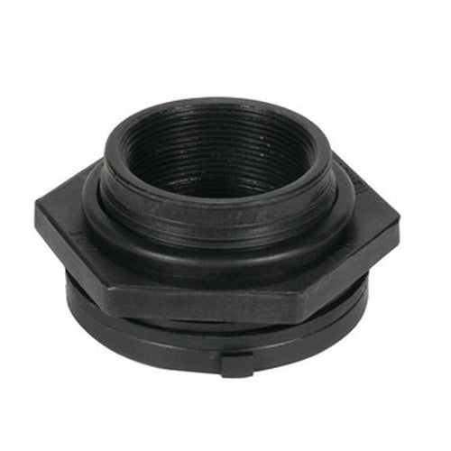 Aquascape Installation Tools 3/4 Inch Aquascape Black Poly Bulk Head Fitting