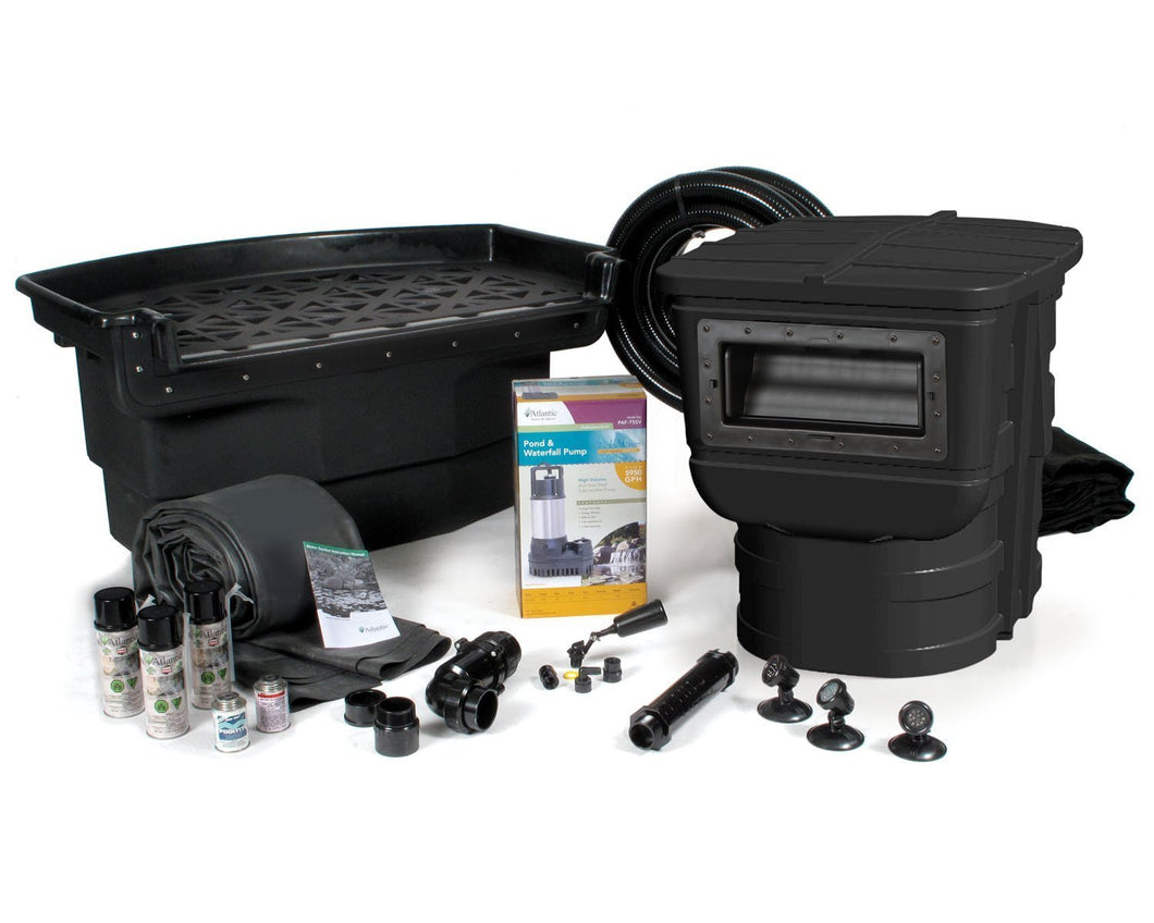 Atlantic Water Gardens Pond Kits 11 x 16 w/ PAF-75 (TidalWave Pump 1 HP) Atlantic Water Gardens Large Pond Kits