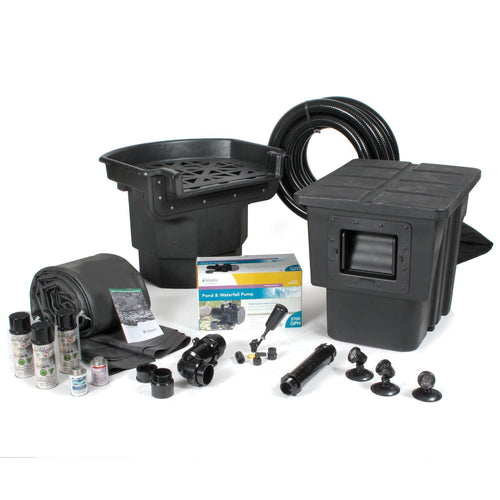 Atlantic Water Gardens Pond Kits 6 x 11 w/ TW3700 (Asynchronous Mag Drive Pump 3700 GPH) Atlantic Water Gardens Small Pond Kits