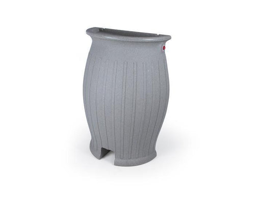 Atlantic Water Gardens Rain Harvesting 55 gallon Half Rain Barrel Atlantic Water Gardens 55 & 110 Gallon Rain Barrel