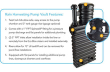 Load image into Gallery viewer, Atlantic Water Gardens Rain Harvesting Atlantic Water Gardens Clean Rain Pump Vault