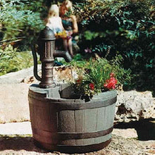 Load image into Gallery viewer, Botanica Fountains &amp; Pond Decor Botanica Whiskey Barrel Planter