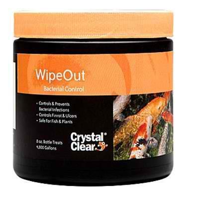 Crystal Clear Water Treatments Crystal Clear WipeOut Bacterial Control 8 oz