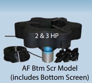 Kasco Aeration 2HP Aerator 3ph (100 Ft) Btm Scr w/CP Kasco 2.3AF 2HP 3Phase Aerator Bottom Screen