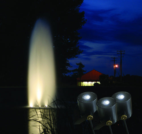 Kasco Pond Lighting/Foggers LED 3 Light Kits - 910 Lumens / 50 Ft Kasco Composite Fountain LED Light Package