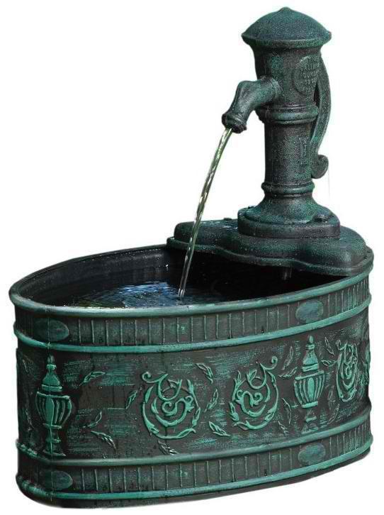 Little Giant Fountains & Pond Decor Little Giant Calabria, Verdigris