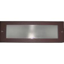 Load image into Gallery viewer, Universal Lighting Pond Lighting/Foggers 4 Inch Step Light Over Frosted- Brass Universal Lighting Step Light Cover - Brass