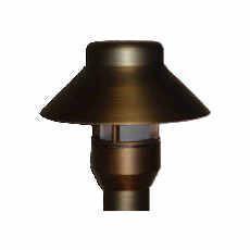 Universal Lighting Pond Lighting/Foggers 3.5 Inch x 1.5 Inch Pequeno Brass Shade w/ Hub Universal Lighting Universal Shade - Brass